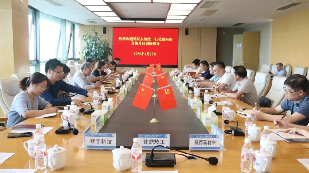 中南财经政法大学吴汉东教授赴岳阳自贸片区"传经送宝"